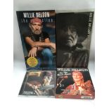 A signed Willie Nelson CD box set, signed 'It Always Will Be' CD plus two more unsigned Willie