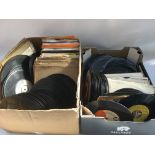 Two boxes of 7inch singles by various artists incl