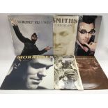 Six Smiths and Morrissey LPs and 12 inch singles i