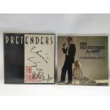 A signed Pretenders 'Singles' LP plus a signed 12i