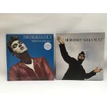 Two first pressings of Morrissey LPs comprising 'B