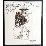 Two framed Ralph Steadman prints. This Lot compris