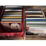 A large collection of classical vinyl box sets and