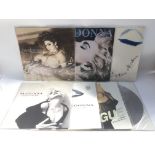 Madonna collection of three LPs and various 12inch