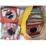 A collection of 7inch singles by various artists from the 1950s onwards.