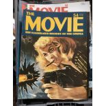 A collection of 'The Movie' magazines, over 100 is