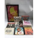 A collection of Gonzo related items including a si