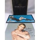 Kylie Minogue collection comprising two signed pos