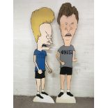 Two promotional standees depicting Beavis & Butthe