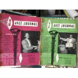 A collection of Jazz Journal magazines from the 19