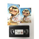 A signed VHS copy of Fear And Loathing In Las Vega
