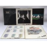 Five signed Durutti Column LPs including two signe