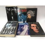A collection of music related books and literature