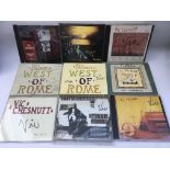 A collection of Vic Chesnutt CDs, mostly signed.