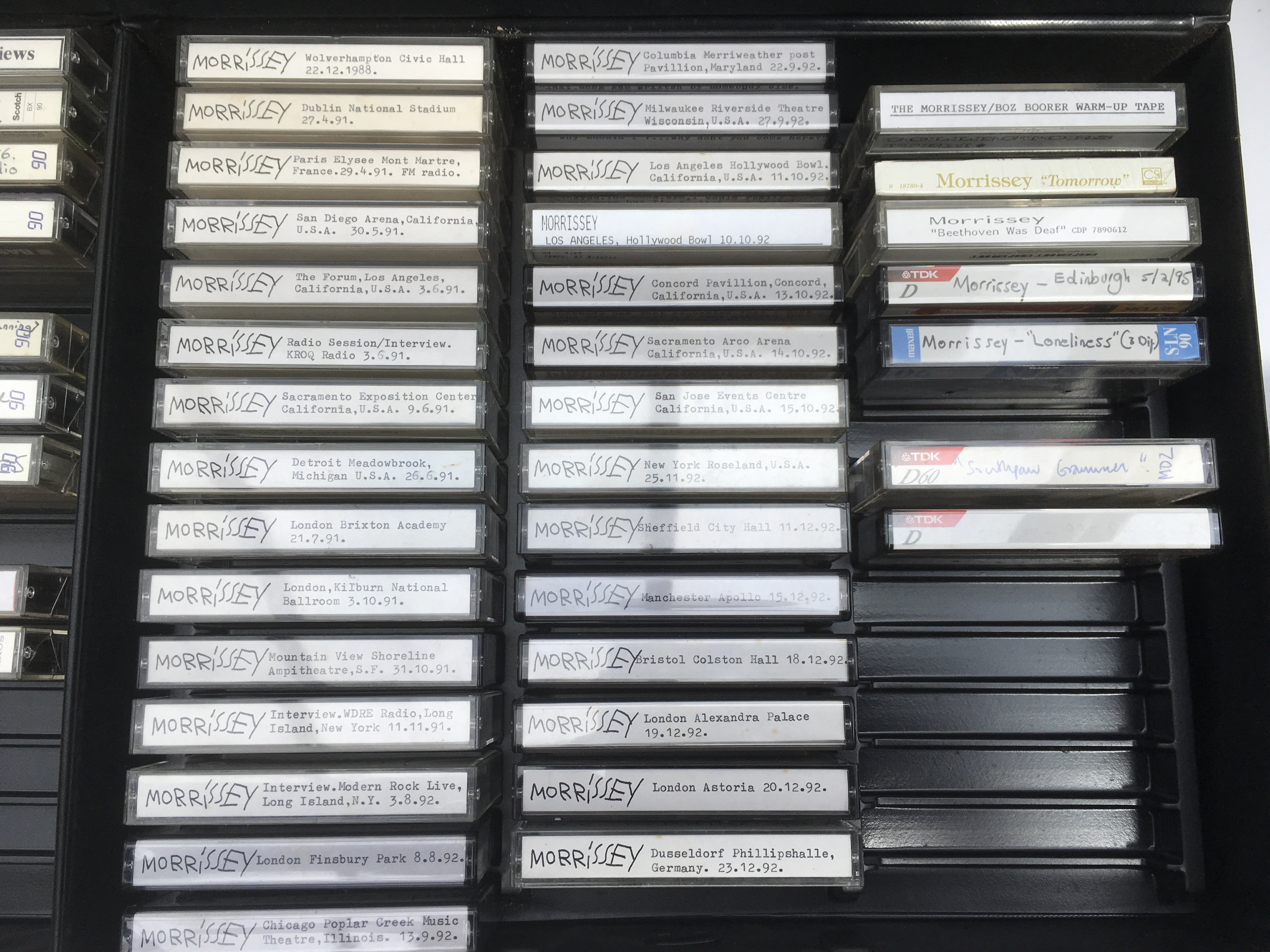 Two cases of Smiths and Morrissey cassettes compri - Image 2 of 2