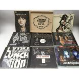 Lydia Lunch collection of CDs, some signed, including 'A Fistful Of Desert Blues' Deluxe box,
