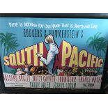 A circa 1960s framed UK quad film poster for 'Sout