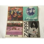 Four Frank Zappa LPs comprising 'Hot Rats', 'Ruben