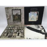 Four Led Zeppelin LPs comprising 'Led Zep 1', 'Phy