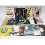 A collection of signed indie/alternative 7inch sin
