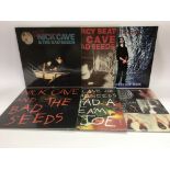 A collection of Nick Cave live LPs, 12inch singles