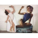 Two Kylie Minogue promotional standees, approx 151