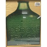 A vintage Gordon’s Dry Gin advert 35x25cm