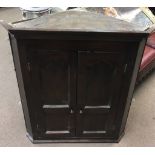 A late George III corner cabinet.Approx 83x98cm high - NO RESERVE