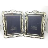 A pair of silver Carrs of Sheffield photo frames,