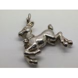 A silver Tiffany reindeer, approx 64.92g.