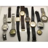 A collection of dress watches.