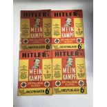 An album containing all 18 weekly issues of Hitler's Mein Kampf magazines.