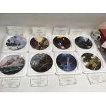 A set of Danbury Mint Tolkien 'Lord of Rings' collector's plates