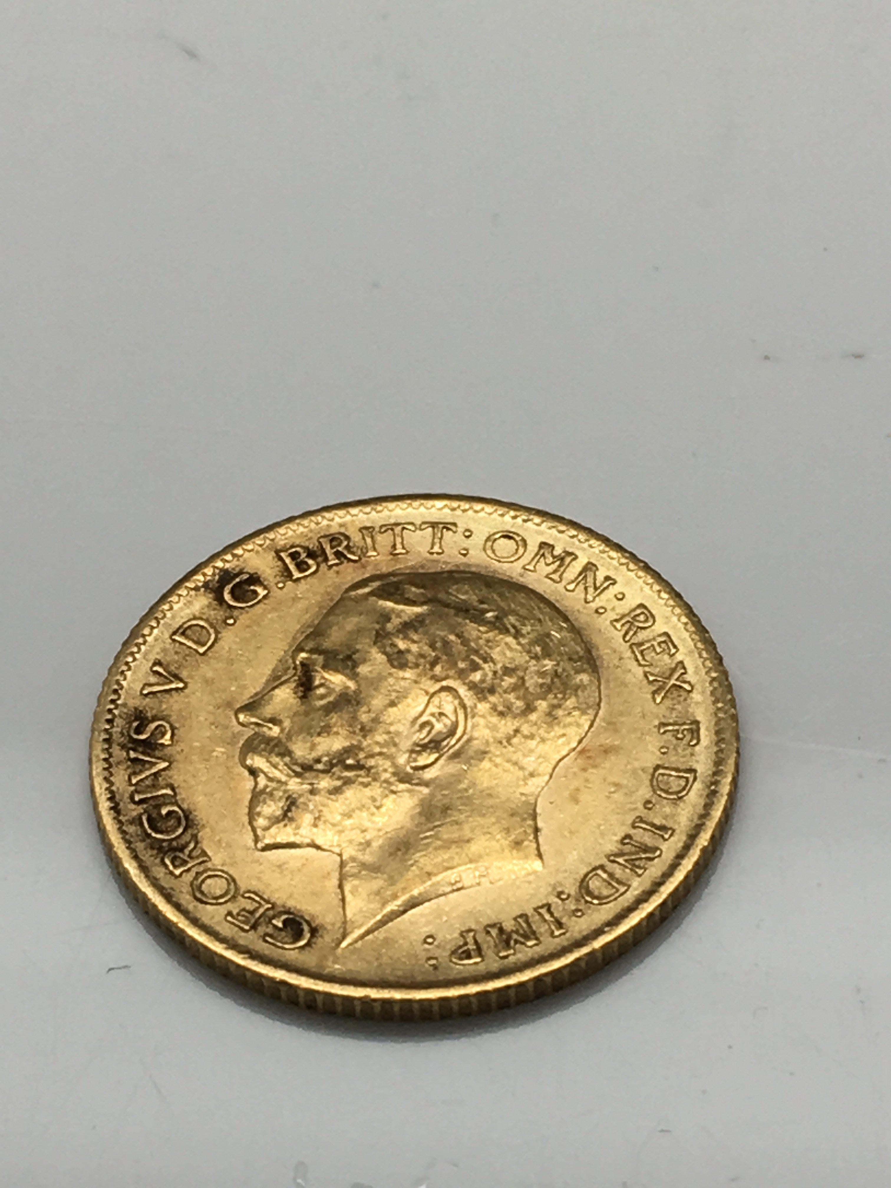 A 1912 half sovereign