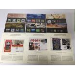 A collection of stamps comprising of first day covers and presentation packs.