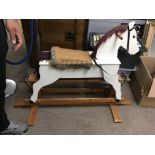 A Rocking Horse, made from pine and painted - NO RESERVE