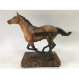 A limited edition Albany fine china figure of a horse 'Thoroughbred', approx height 25cm.