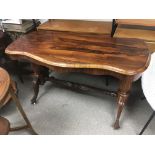 A quality rosewood Gillows style occasional table, approx 124cm x 63cm x 74cm.