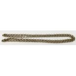 A silver gilt belcher chain necklace.Approx 38cm long - NO RESERVE