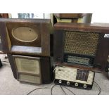 Four Vintage radios including a Ferguson and HMV (4) - NO RESERVE