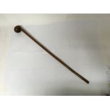 A Knobkerrie stick, possibly made of a Mohlware wo
