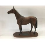 A Beswick figure of racehorse Red Rum, approx height 32cm.