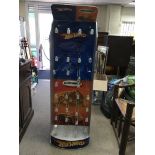 A Hot Wheels & Matchbox shop display stand. Standing approximately 165cm tall. Card hangers included