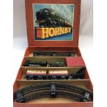 Hornby train , O gauge, passenger set #21, tinplate, clockwork, boxed