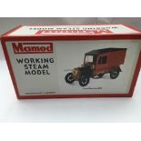 Mamod, Boxed, working steam model, post office van PO1, MIB