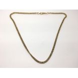 A 14ct gold chain, stamped 585.Approx 22g