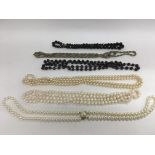 A collection of beaded necklaces - NO RESERVE