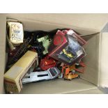 A box of playworn toys various - NO RESERVE