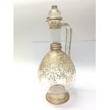 A Quality Early 20th Century decanter with applied gilt decorated which has been laid into a fine
