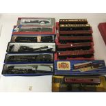 Included are 6 boxed oo gauge locomotives, including 4 hornby locomotives. As well are 6 boxed